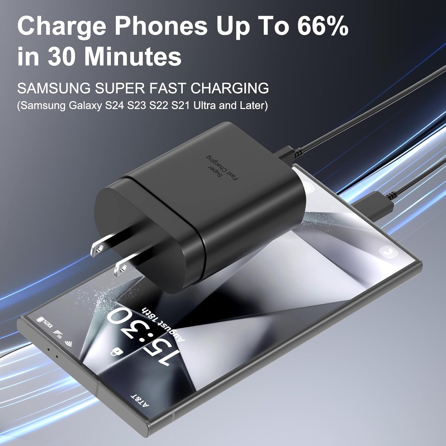 Samsung USB-C Super Fast Charging Power Adapter,25W PD Charger Block for Samsung Galaxy S26/S26 Ultra/S26+/S25 Ultra/S25/S25+/S24 Ultra/S24/S24+/S23 Ultra/S23/S23+/S22/S22 Ultra/S22+(2 Pack)