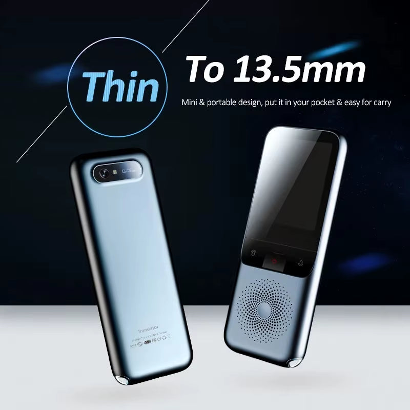 2025 New T11 Audio Translator Portable 138 Language Smart Translator Offline in Real Time Smart Voice AI Voice Photo Translator